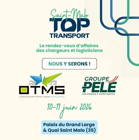 Salon Top Transport Saint-Malo 2026 dédié au transport & à la logistique